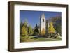 Switzerland, GraubŸnden (Canton), the Engadine, San Gian, Church, Ruin-Rainer Mirau-Framed Photographic Print