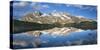 Switzerland, GraubŸnden (Region), Piz Cambrena, Bernina Pass, Reflexion, Mountains, Snow-Rainer Mirau-Stretched Canvas