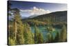 Switzerland, Graubunden, Flims, Lake Cauma (Caumasee)-Michele Falzone-Stretched Canvas