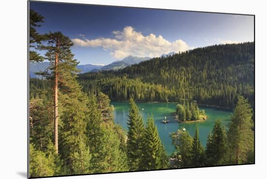 Switzerland, Graubunden, Flims, Lake Cauma (Caumasee)-Michele Falzone-Mounted Photographic Print