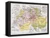 Switzerland Historical Development Old Map-marzolino-Framed Stretched Canvas