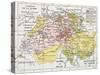 Switzerland Historical Development Old Map-marzolino-Stretched Canvas