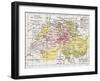 Switzerland Historical Development Old Map-marzolino-Framed Art Print