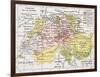 Switzerland Historical Development Old Map-marzolino-Framed Art Print