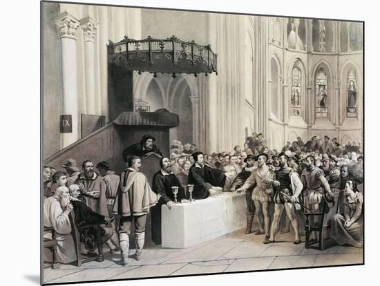 Switzerland, John Calvin-null-Mounted Giclee Print