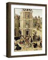 Switzerland, Lausanne, St Bartholomew's Night, Close-Up-Francois Godefroy-Framed Giclee Print