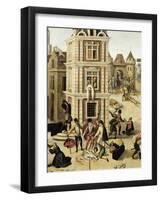 Switzerland, Lausanne, St Bartholomew's Night, Close-Up-Francois Godefroy-Framed Giclee Print