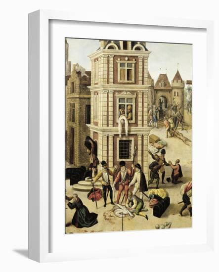 Switzerland, Lausanne, St Bartholomew's Night, Close-Up-Francois Godefroy-Framed Giclee Print