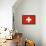 Switzerland National Flag Poster Print-null-Framed Poster displayed on a wall