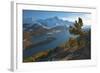 Switzerland, Oberengadin, Silsersee-Ludwig Mallaun-Framed Photographic Print