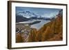 Switzerland, Oberengadin, Silsersee-Ludwig Mallaun-Framed Photographic Print