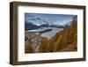 Switzerland, Oberengadin, Silsersee-Ludwig Mallaun-Framed Photographic Print