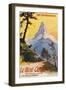 Switzerland - Paris, Lyon, and La Mediterranee Railway Promo of the Alps, the Matterhorn, c.1920-Lantern Press-Framed Art Print