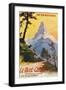 Switzerland - Paris, Lyon, and La Mediterranee Railway Promo of the Alps, the Matterhorn, c.1920-Lantern Press-Framed Art Print