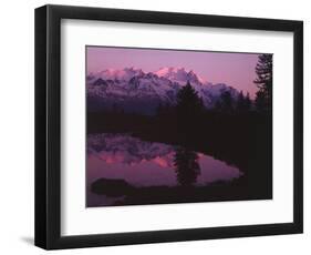 Switzerland, Pennine Alps, Dom De Mischabel, Evening Mood-Thonig-Framed Photographic Print