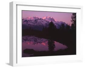 Switzerland, Pennine Alps, Dom De Mischabel, Evening Mood-Thonig-Framed Photographic Print