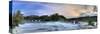 Switzerland, Schaffhausen, Rhine Falls / Rheinfall (Europe Largest) and Laufen Castle-Michele Falzone-Stretched Canvas