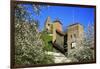 Switzerland, Spring in Fribourg on the Sarine River, Cats Tower and Berne Gate-Uwe Steffens-Framed Photographic Print