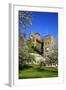 Switzerland, Spring in Fribourg on the Sarine River, Cats Tower and Berne Gate-Uwe Steffens-Framed Photographic Print