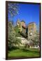 Switzerland, Spring in Fribourg on the Sarine River, Cats Tower and Berne Gate-Uwe Steffens-Framed Photographic Print