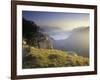 Switzerland, Swiss Jura, Creux Du Van, View from the Edge of the Creux Du Vans-Andreas Keil-Framed Photographic Print