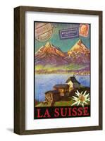 Switzerland, Swiss Mountains, Matterhorn-Chris Vest-Framed Art Print