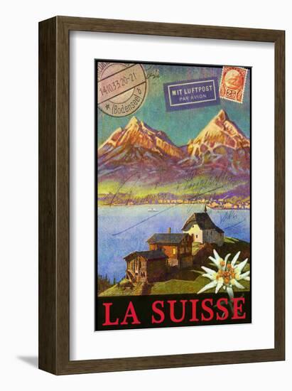 Switzerland, Swiss Mountains, Matterhorn-Chris Vest-Framed Art Print