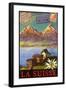 Switzerland, Swiss Mountains, Matterhorn-Chris Vest-Framed Art Print