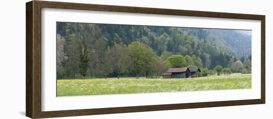 Switzerland, the Bernese Oberland, Farm House in Spring-Andreas Keil-Framed Photographic Print