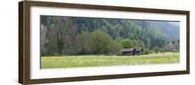 Switzerland, the Bernese Oberland, Farm House in Spring-Andreas Keil-Framed Photographic Print