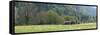 Switzerland, the Bernese Oberland, Farm House in Spring-Andreas Keil-Framed Stretched Canvas