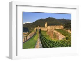 Switzerland, Ticino, Bellinzona, Castelgrande-Michele Falzone-Framed Photographic Print