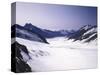 Switzerland, Valais, Mountain 'Jungfraujoch', Great Aletsch Glacier-Thonig-Stretched Canvas