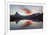 Switzerland, Valais, the Sky on Fire During the Sunset Above the Matterhorn-Fortunato Gatto-Framed Photographic Print