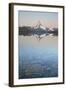 Switzerland, Valais, the Summit of the Matterhorn Reflected in Stellisee During a Relaxing Sunrise-Fortunato Gatto-Framed Photographic Print