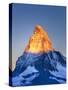 Switzerland, Valais, Zermatt, Lake Stelli and Matterhorn (Cervin) Peak-Michele Falzone-Stretched Canvas