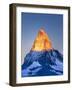 Switzerland, Valais, Zermatt, Lake Stelli and Matterhorn (Cervin) Peak-Michele Falzone-Framed Photographic Print