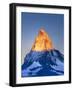 Switzerland, Valais, Zermatt, Lake Stelli and Matterhorn (Cervin) Peak-Michele Falzone-Framed Photographic Print