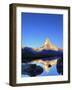 Switzerland, Valais, Zermatt, Lake Stelli and Matterhorn (Cervin) Peak-Michele Falzone-Framed Photographic Print