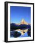 Switzerland, Valais, Zermatt, Lake Stelli and Matterhorn (Cervin) Peak-Michele Falzone-Framed Photographic Print