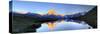 Switzerland, Valais, Zermatt, Lake Stelli and Matterhorn (Cervin) Peak-Michele Falzone-Stretched Canvas