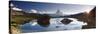 Switzerland, Valais, Zermatt, Lake Stelli and Matterhorn (Cervin) Peak-Michele Falzone-Stretched Canvas