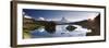 Switzerland, Valais, Zermatt, Lake Stelli and Matterhorn (Cervin) Peak-Michele Falzone-Framed Premium Photographic Print