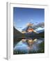 Switzerland, Valais, Zermatt, Matterhorn (Cervin) Peak and Riffel Lake-Michele Falzone-Framed Photographic Print