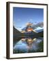 Switzerland, Valais, Zermatt, Matterhorn (Cervin) Peak and Riffel Lake-Michele Falzone-Framed Photographic Print