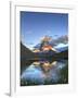 Switzerland, Valais, Zermatt, Matterhorn (Cervin) Peak and Riffel Lake-Michele Falzone-Framed Photographic Print