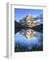 Switzerland, Valais, Zermatt, Matterhorn (Cervin) Peak and Riffel Lake-Michele Falzone-Framed Photographic Print