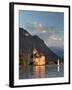 Switzerland, Vaud, Montreaux, Chateau De Chillon and Lake Geneva (Lac Leman)-Michele Falzone-Framed Photographic Print