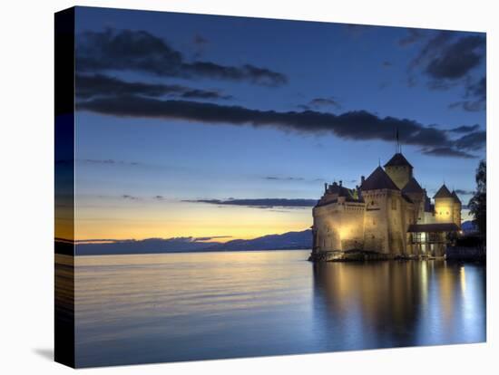 Switzerland, Vaud, Montreaux, Chateau De Chillon-Michele Falzone-Stretched Canvas