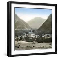 Switzerland, Viège and the Rhone Valley-Leon, Levy et Fils-Framed Photographic Print